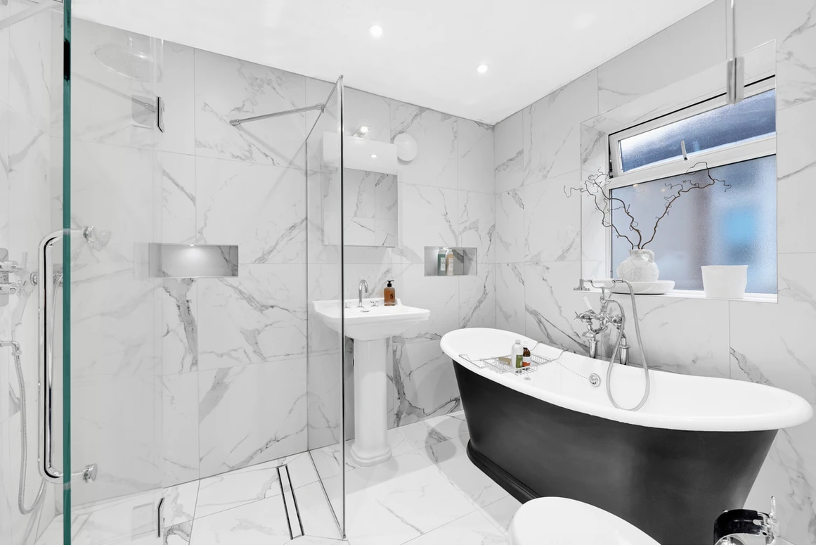 Authentic Dezign Studio photograph from the completed Ilford Principal Bathroom project.
