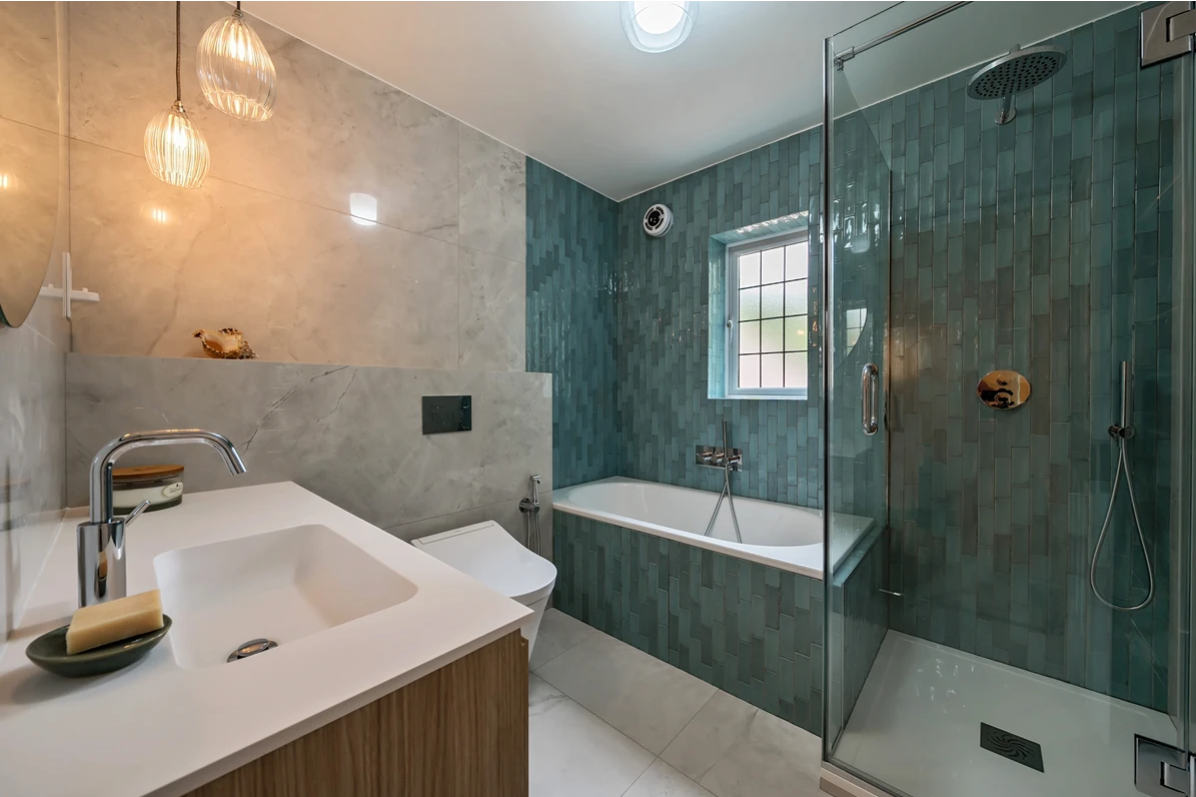 Authentic Dezign Studio photograph from the completed Beaconsfield Bathroom project.