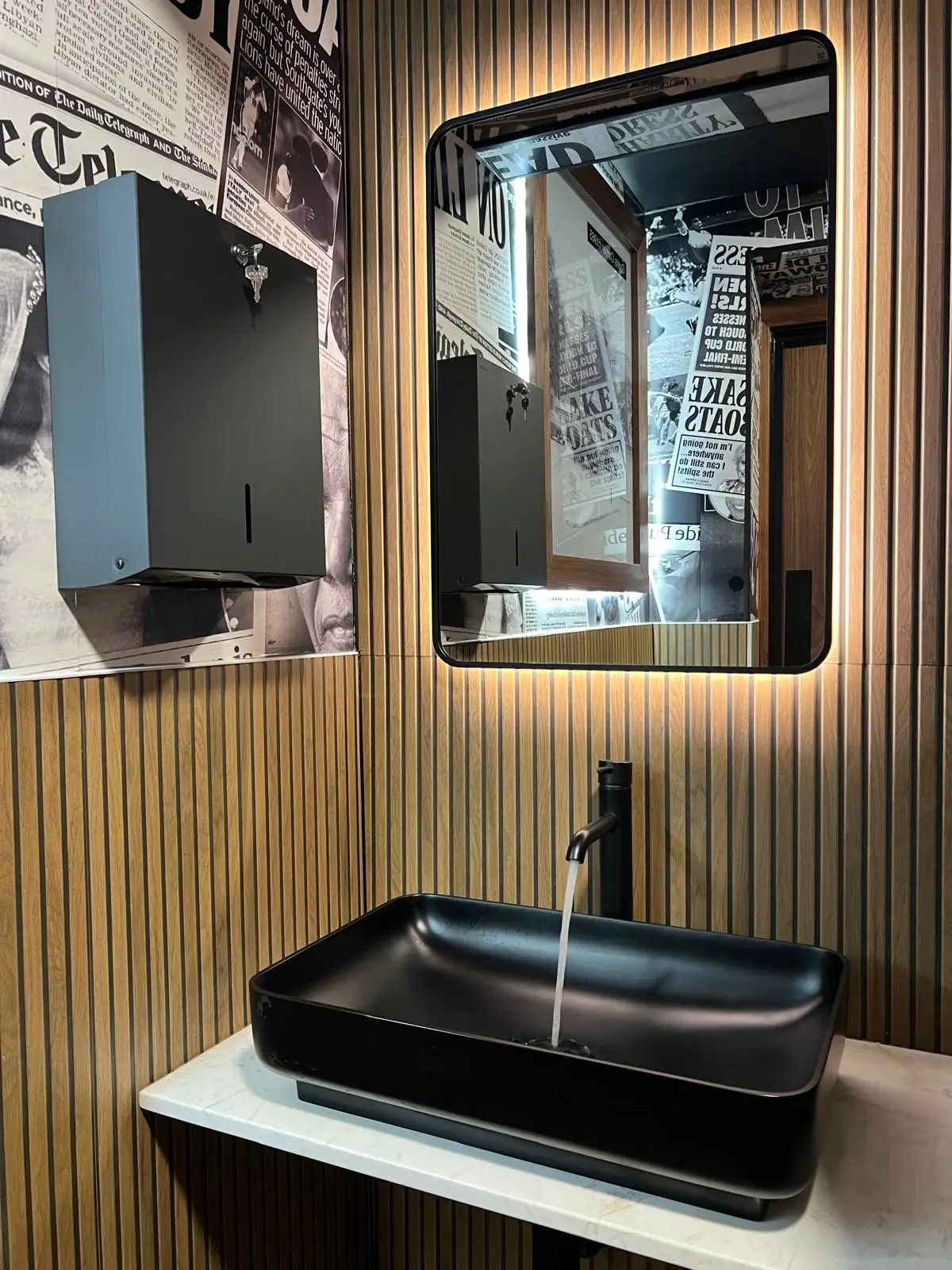 Authentic Dezign Studio photograph from the completed Woodford Luxury Bathroom project.