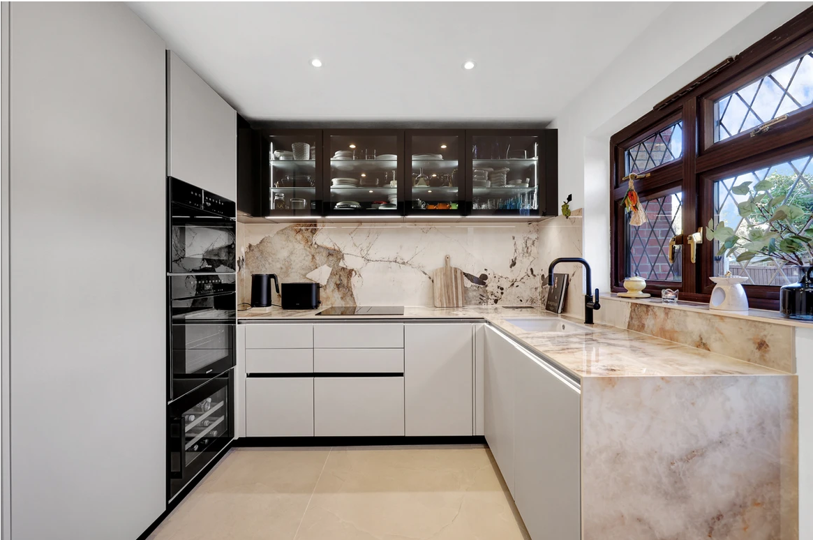 Authentic Dezign Studio photograph from the completed Chigwell German Kitchen project.