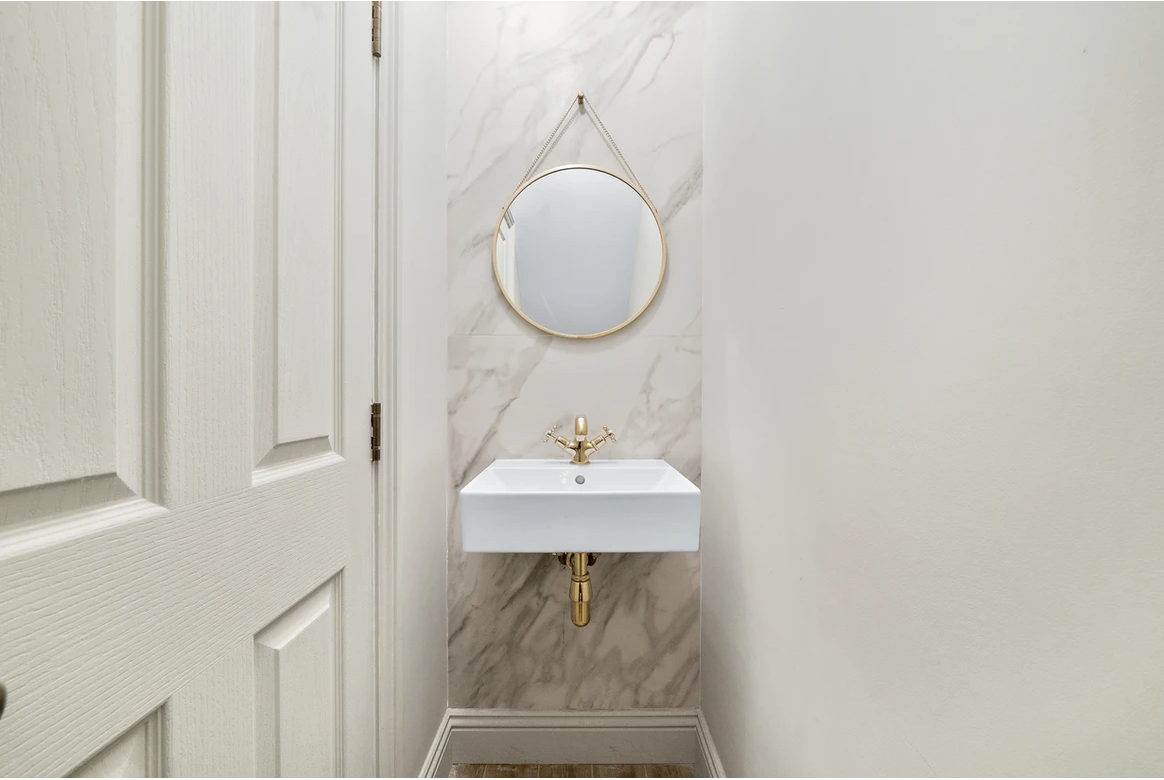 Authentic Dezign Studio photograph from the completed Leytonstone Cloakroom project.
