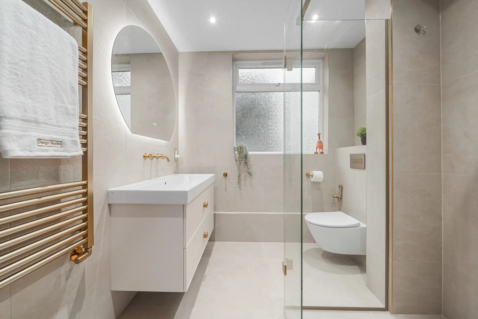 Authentic Dezign Studio photograph from the completed Wanstead Shower Room project.