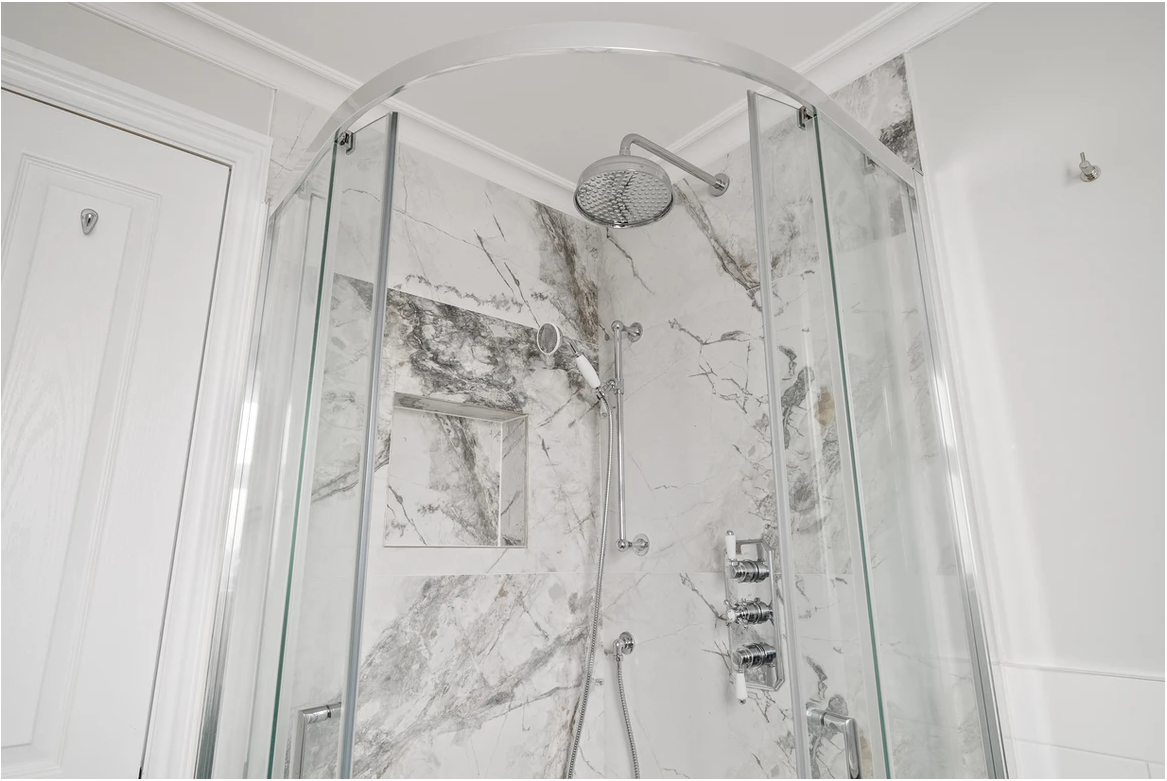 Authentic Dezign Studio photograph from the completed Leytonstone Loft Shower project.