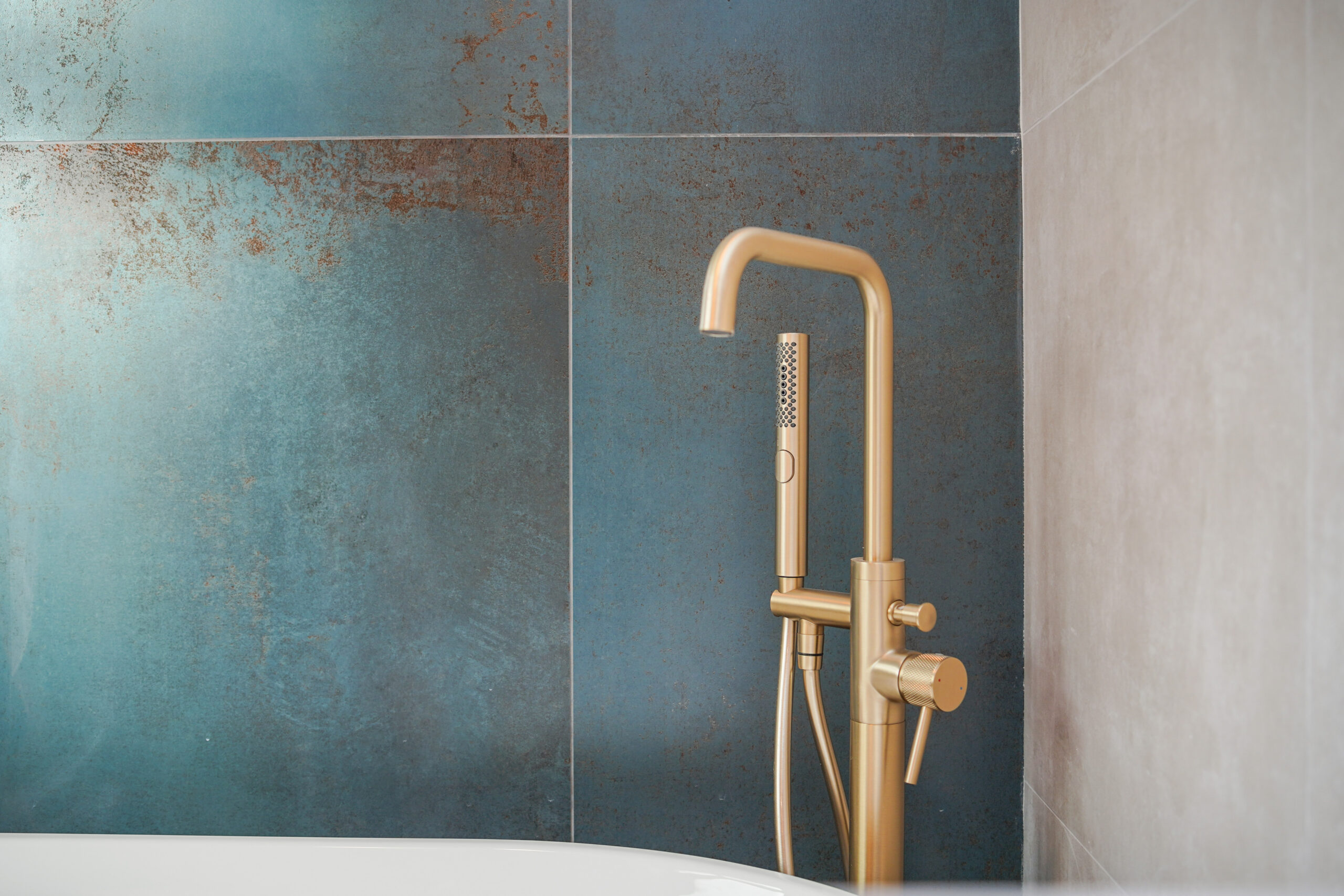 Authentic Dezign Studio photograph from the completed Woodford Family Bathroom project.