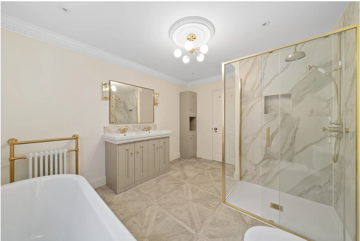 Authentic Dezign Studio photograph from the completed Leytonstone Traditional Family Bathroom project.