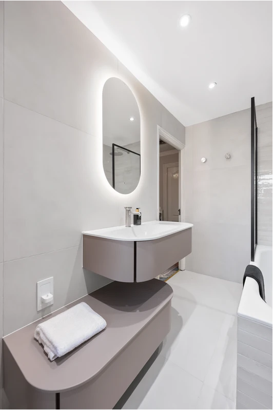 Authentic Dezign Studio photograph from the completed Chigwell Principal Bathroom project.