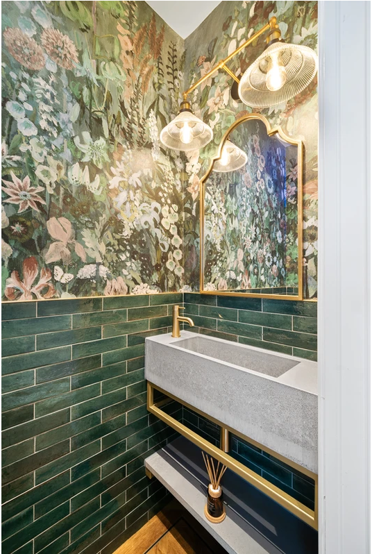 Authentic Dezign Studio photograph from the completed Ilford Cloakroom project.