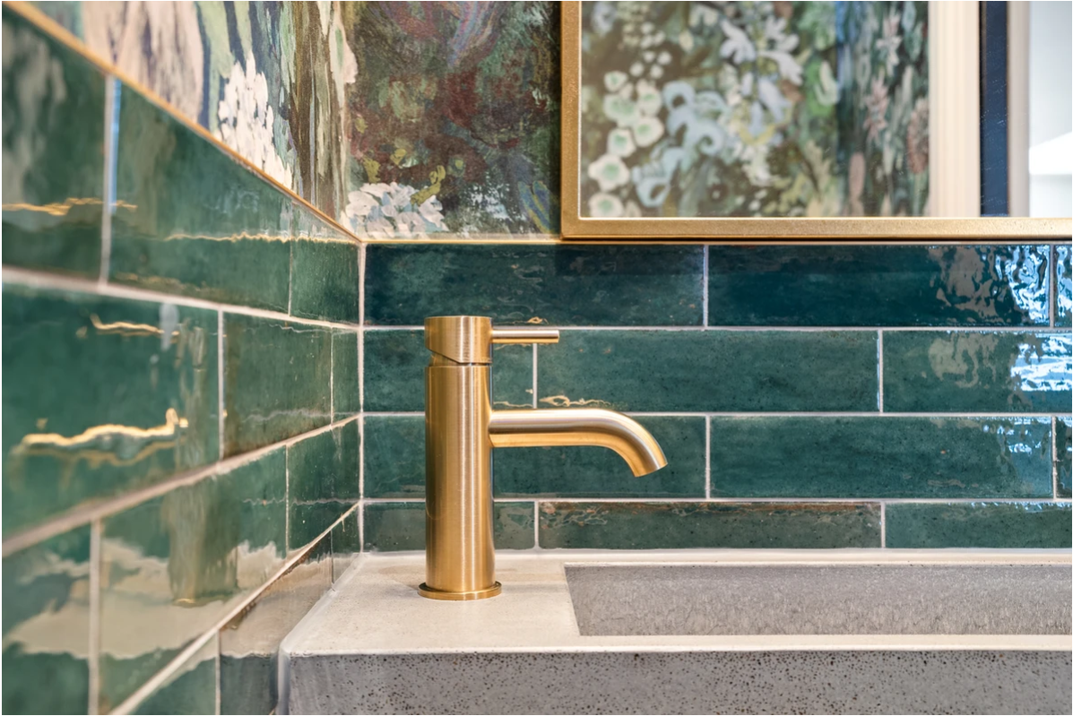 Authentic Dezign Studio photograph from the completed Ilford Cloakroom project.