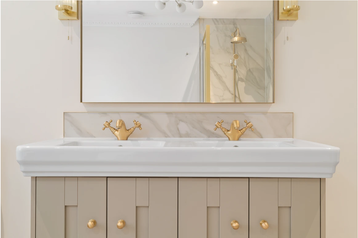 Authentic Dezign Studio photograph from the completed Leytonstone Traditional Family Bathroom project.