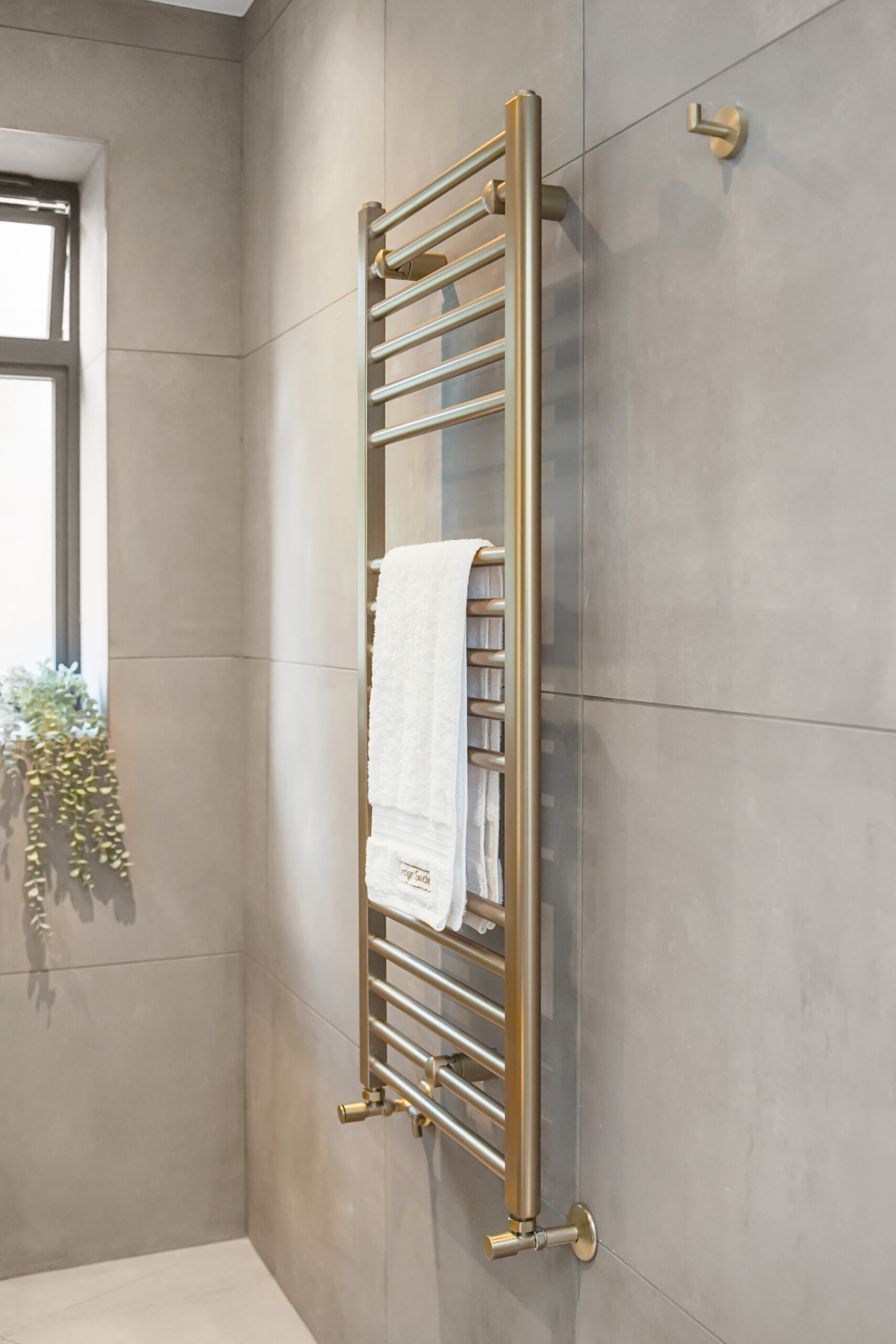 Authentic Dezign Studio photograph from the completed Woodford Wet-Room Shower project.